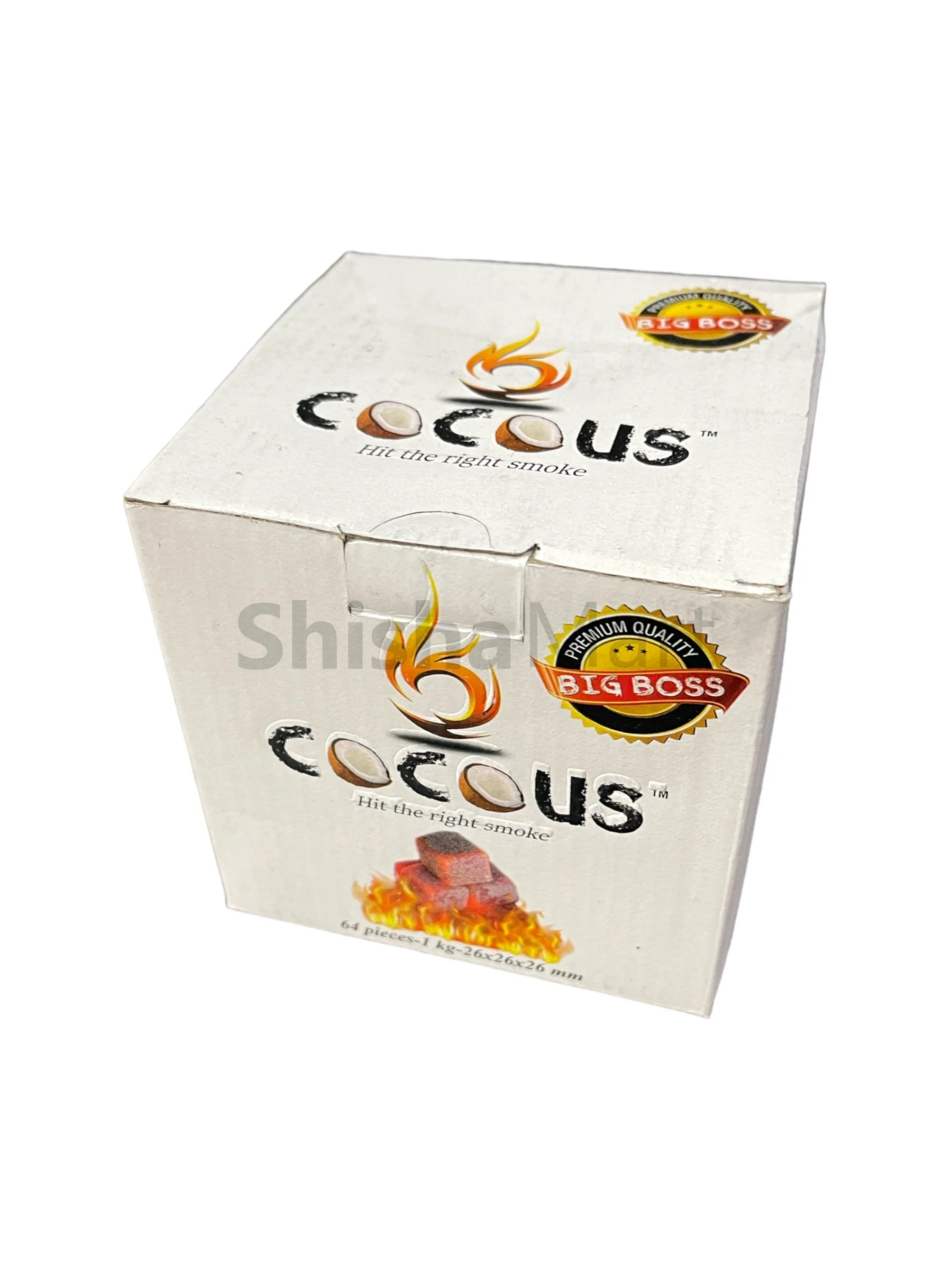 CocoUS Coconut Charcoal (64 Pieces – Big Boss Cubes) - Image 2