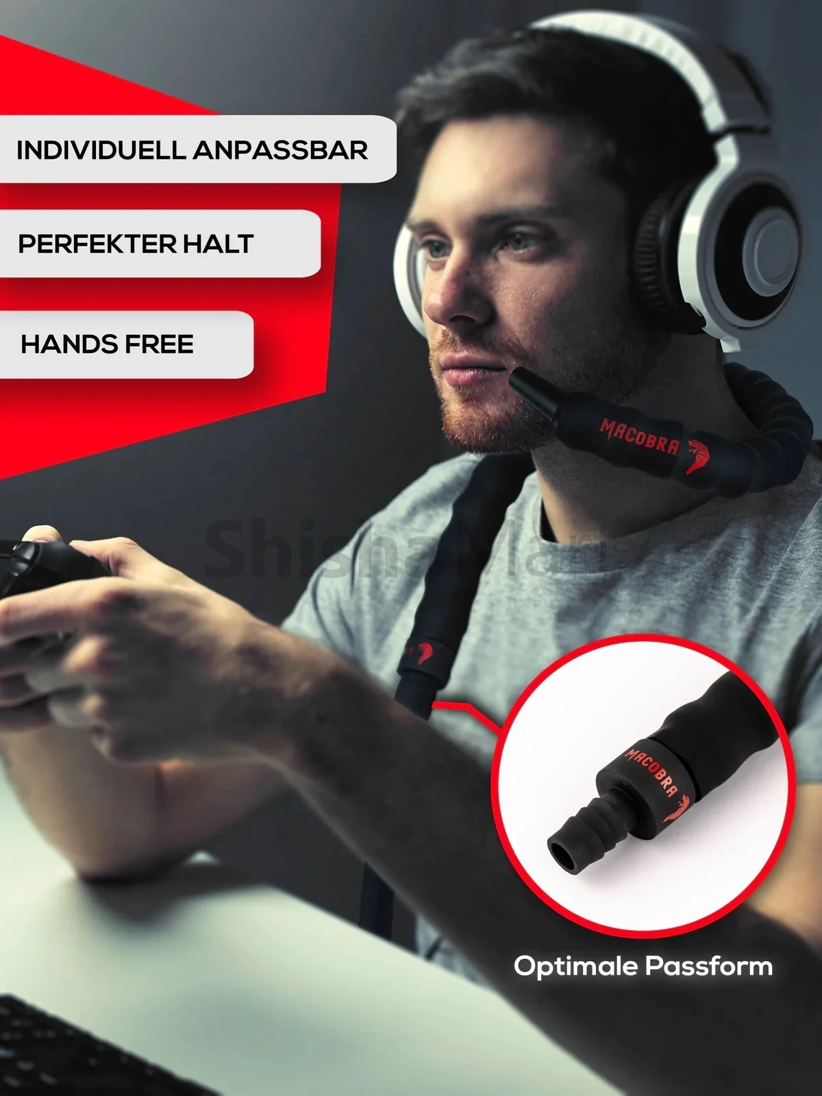 MaCobra - Hands-Free Hookah Mouthpiece