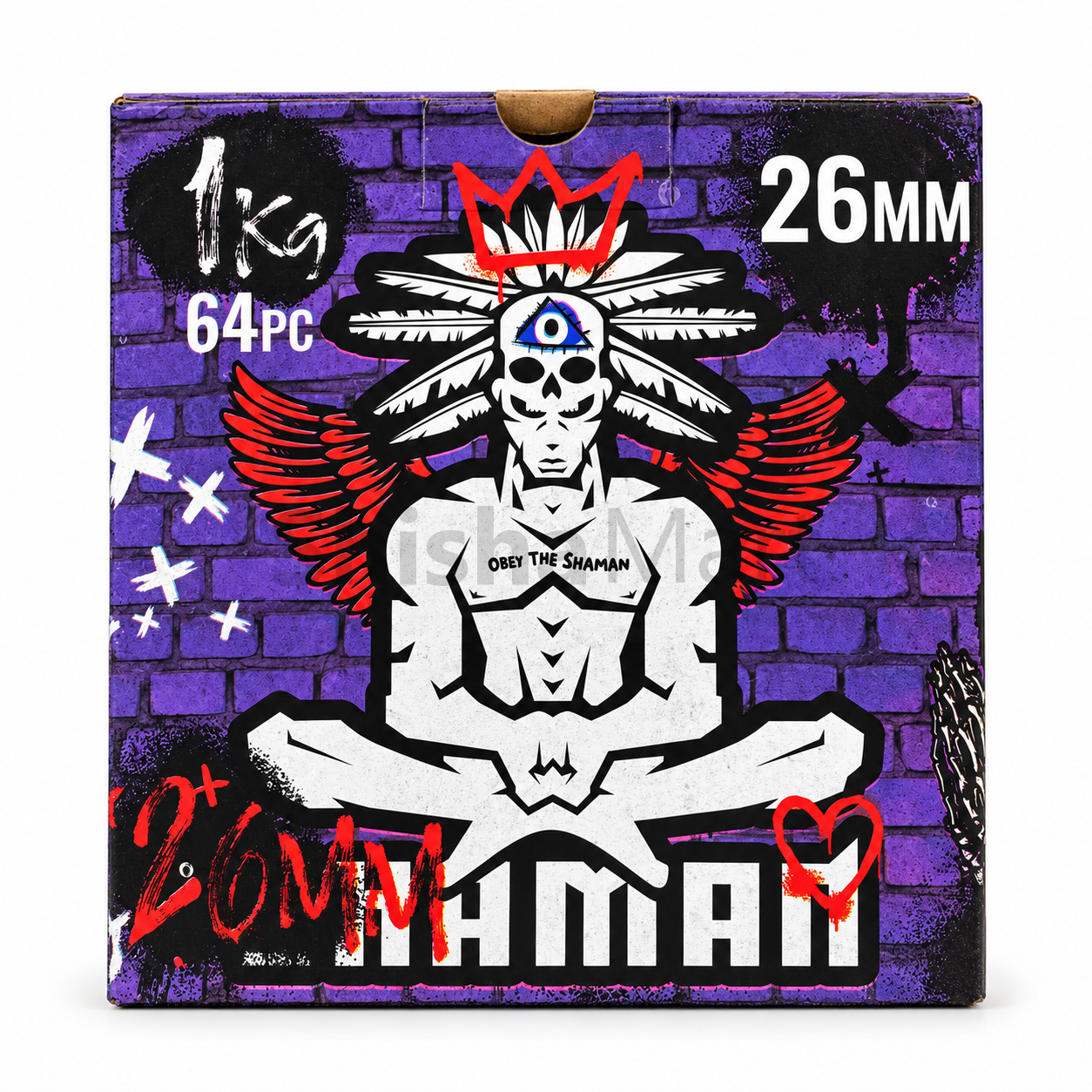 Shaman Coconut Charcoal 64 pcs (26MM)