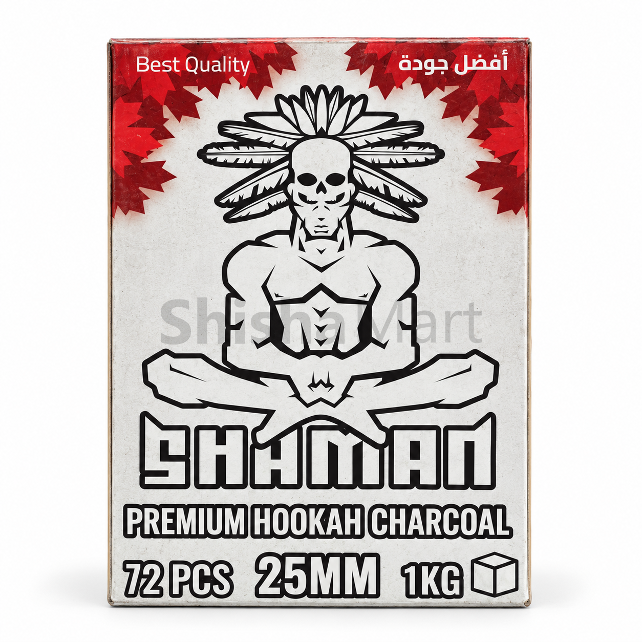 Shaman Coconut Charcoal 72 pcs- (25 mm)