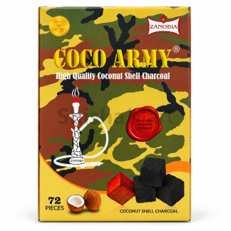 Coco Army Coconut Charcoal 72 Pieces